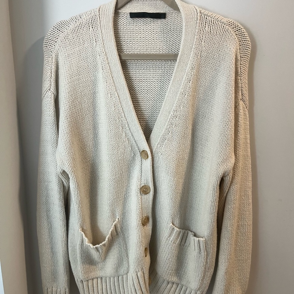 jenni kayne Cody cardigan in bone size small - worn twice just doesn’t suit me